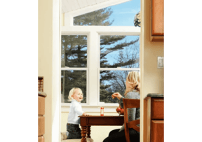 BE Windows Wincore 7700 thick white frame | Berkeley Exteriors